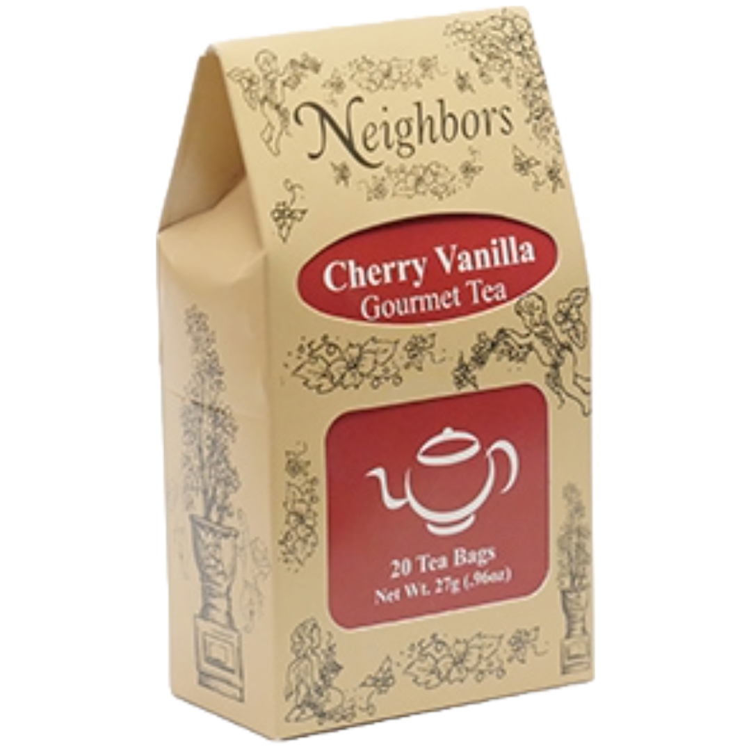 Neighbors Coffee: Cherry Vanilla Tea Bags